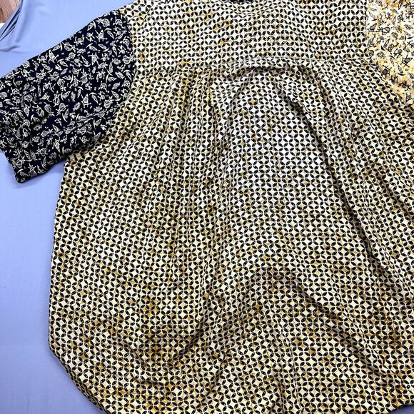 We Be Bop Patchwork Tunic Top Size 5XL Chest Size 66" Boho Women‎ - Picture 10 of 13